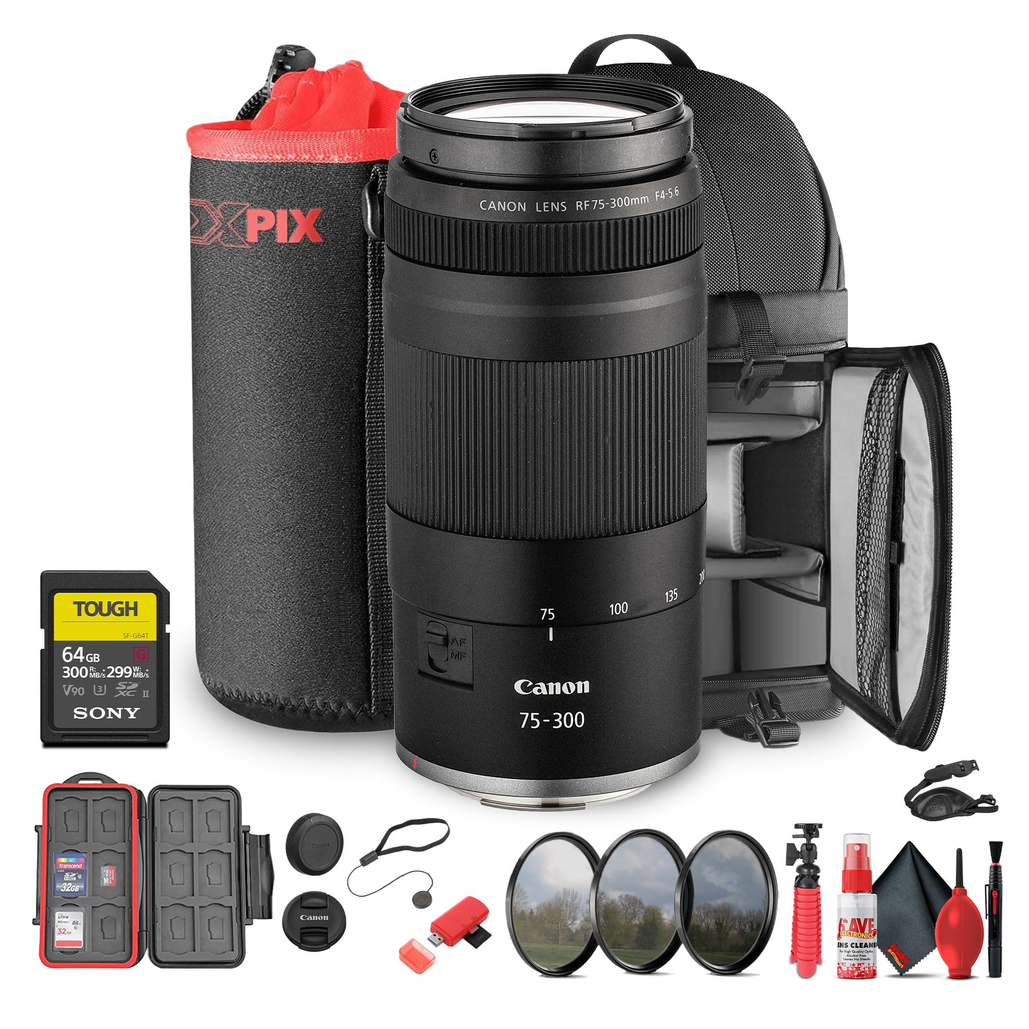 Amazon.com : Canon RF 75-300mm F4-5.6 Telephoto Zoom Long-Range